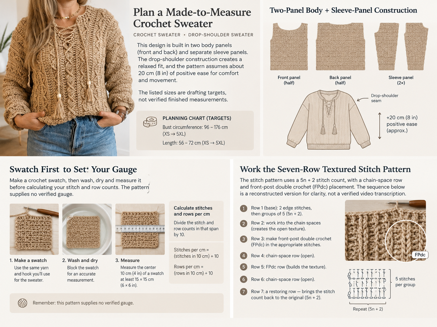 crochet stitch for blouse - Illustration 2