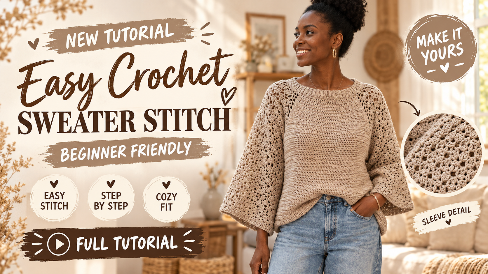 Crochet SWEATER Tutorial: 5 Amazing Fit Tips Guide
