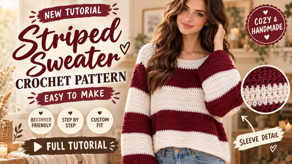 Crochet Sweater Tutorial: 4 Amazing Steps In This Guide