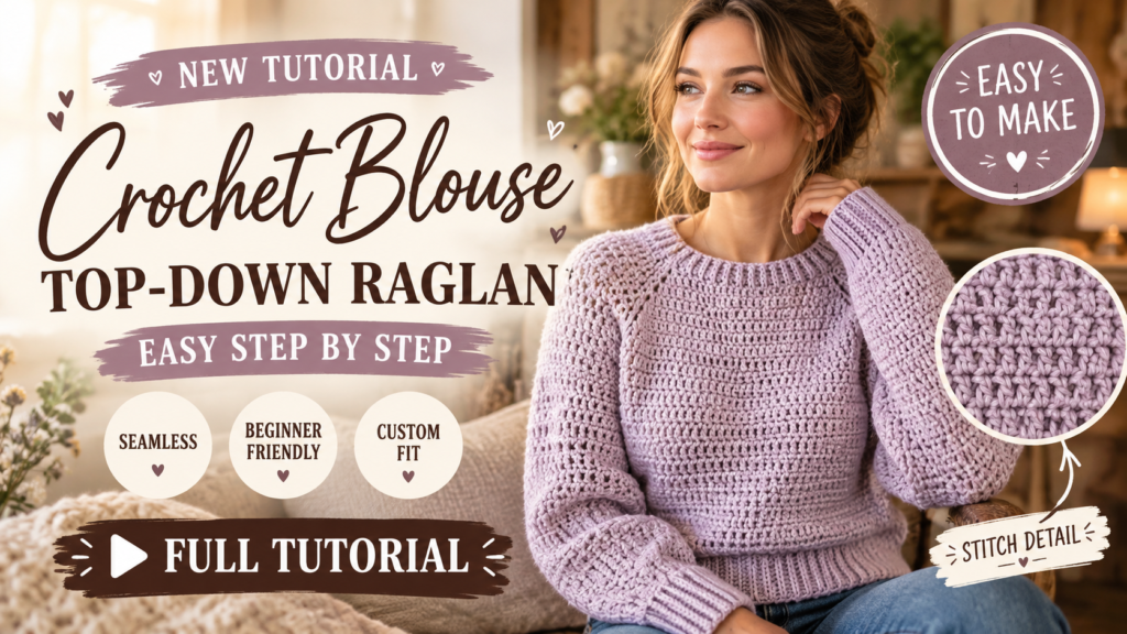 Crochet topdown sweater: 5 Amazing Tips in This Proven Guide