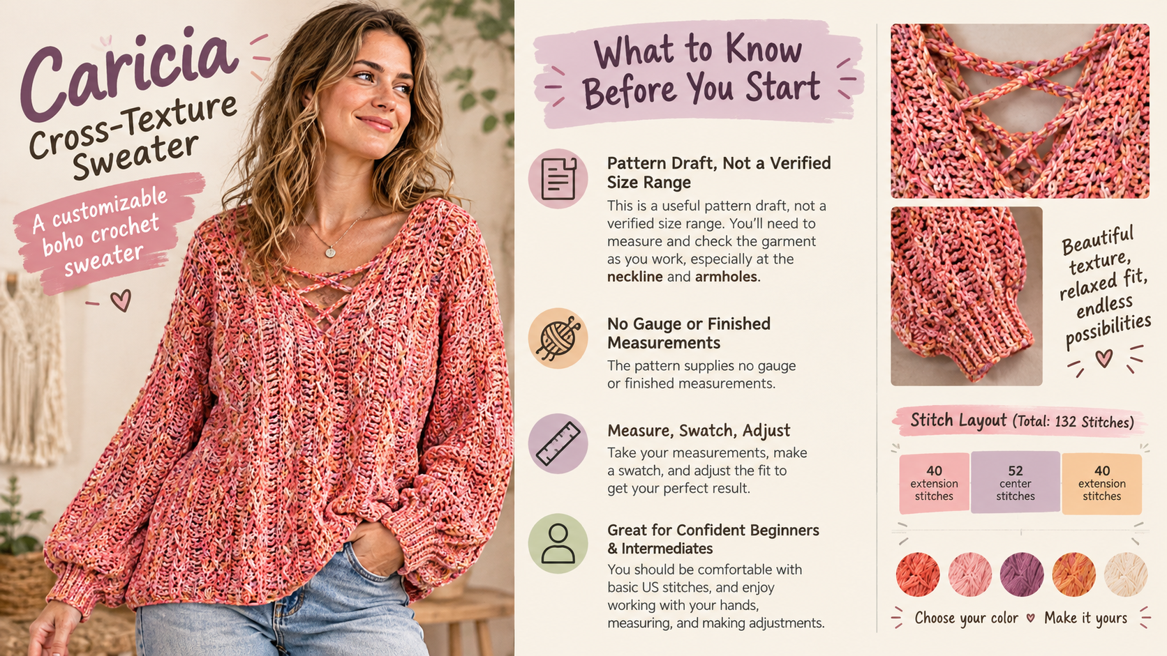 Boho Crochet Sweater: 5 Amazing Custom Fit Secrets 1 boho crochet sweater - Illustration 1