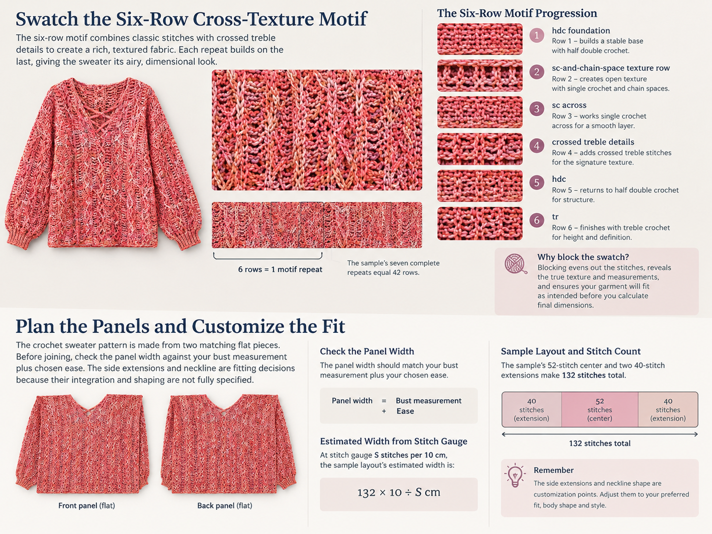 Boho Crochet Sweater: 5 Amazing Custom Fit Secrets 2 easy crochet sweater - Illustration 2