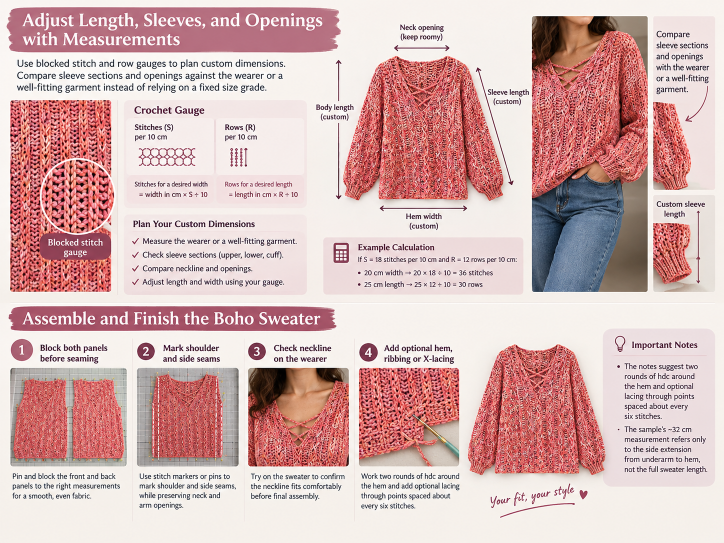Boho Crochet Sweater: 5 Amazing Custom Fit Secrets 3 boho crochet sweater - Illustration 3