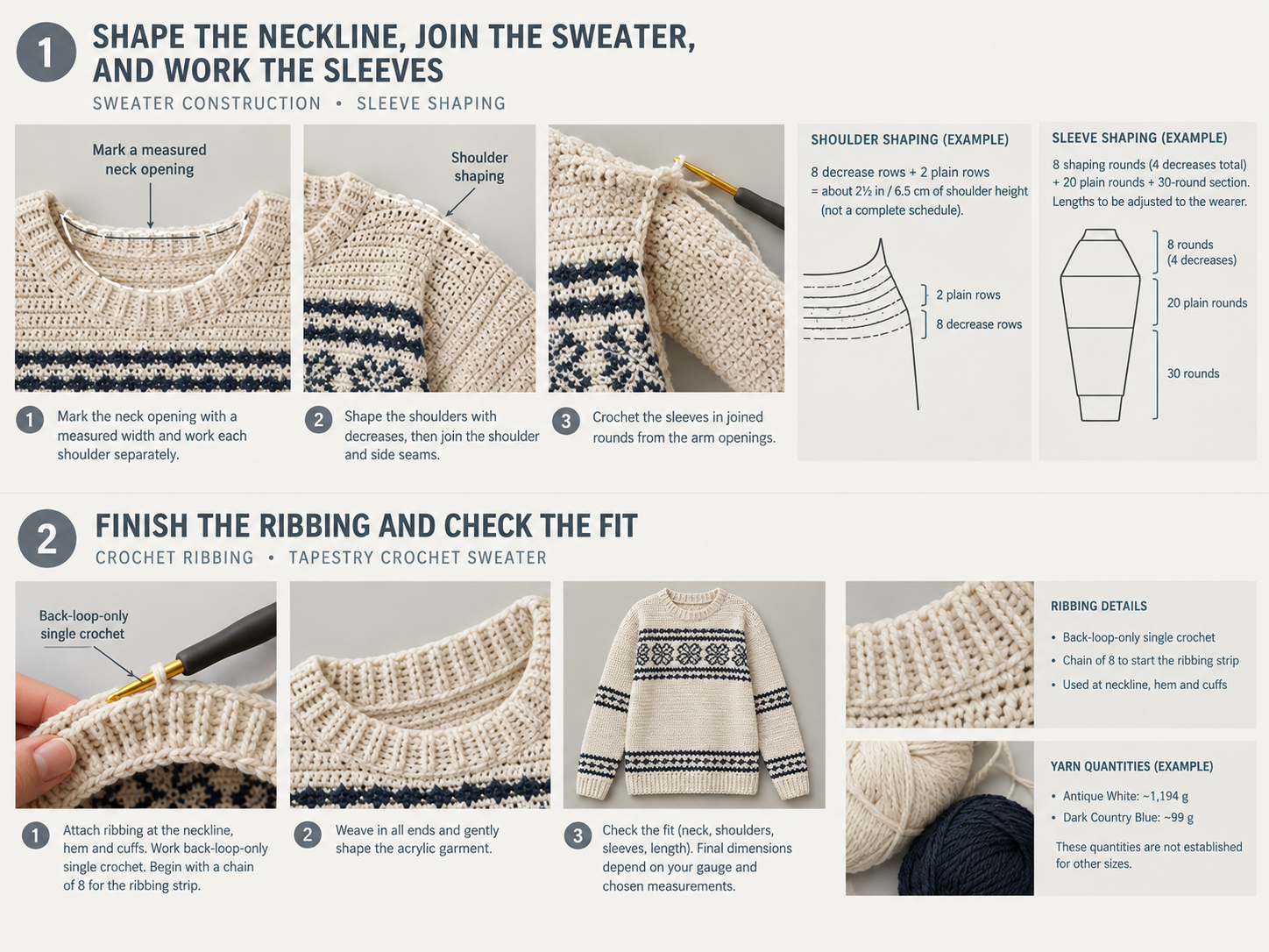 Tapestry Crochet Sweater: 5 Amazing Tips | Complete Guide 3 tapestry crochet sweater - Illustration 3