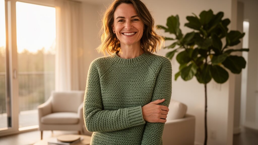 Easy Crochet Sweater Tutorial for Beginners: A Customizable XS to 5XL Pattern 1 crochet sweater pattern